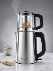 Easy Çaymola Appareil à thé électrique · 1,8 + 1,0 L