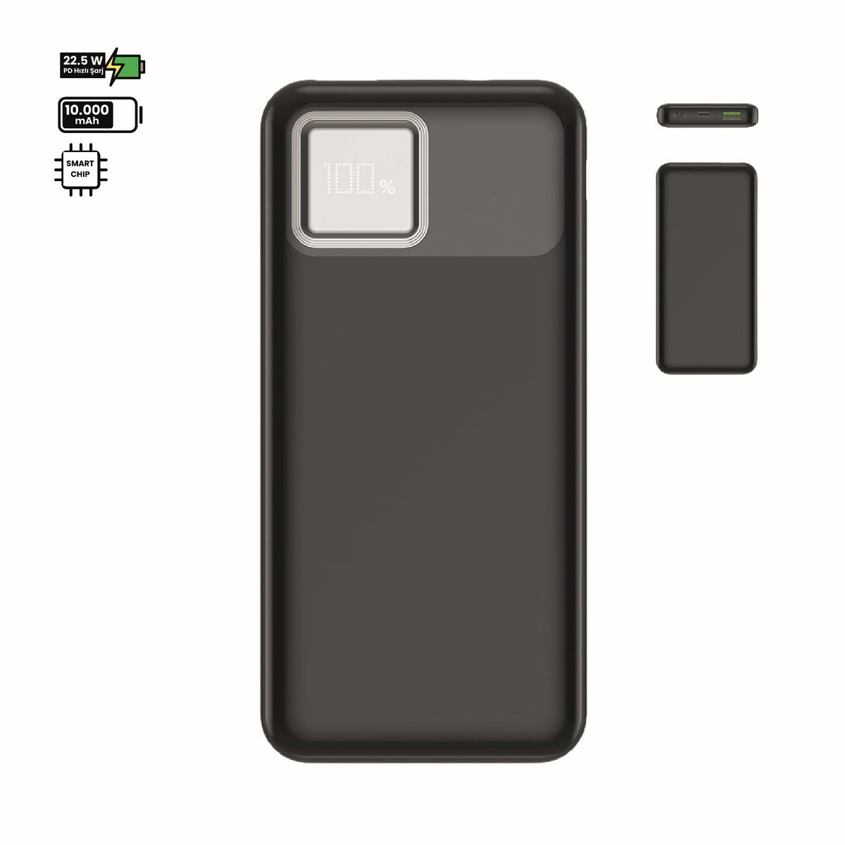 Tobeyz Powerbank · 10.000 mAh · LCD