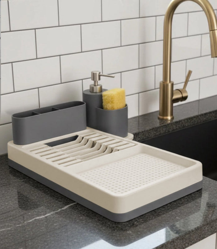 Tobeyz AQUA égouttoir · Crème / anthracite