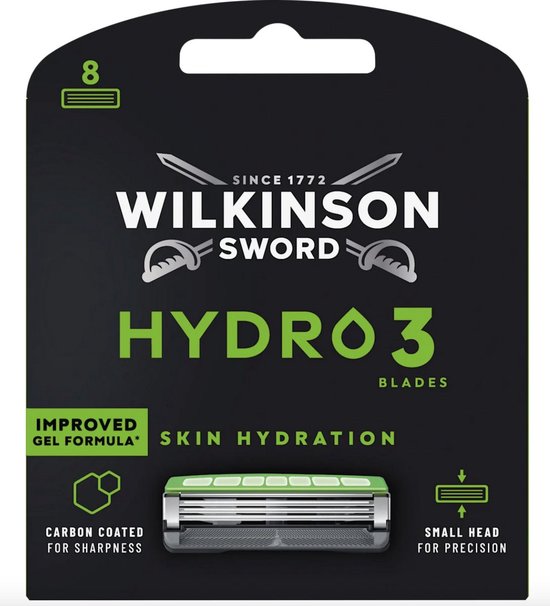 Wilkinson Sword Hydro 3 Skin Protection – 8 navulmesjes